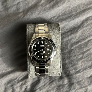 Men’s silver Invicta watch